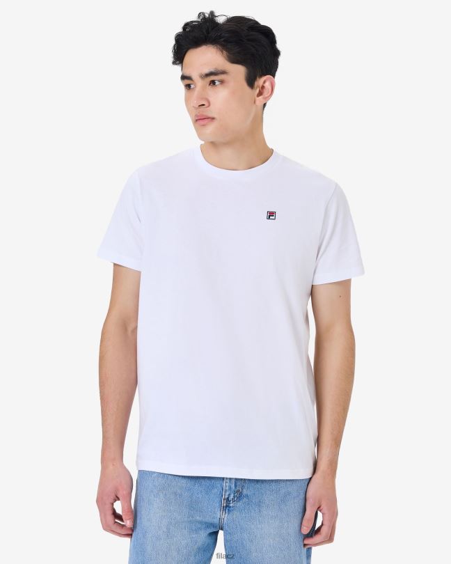Fila bílý pánský odznak dědictví 2.0 tričko 0668L2578 bílý FILA