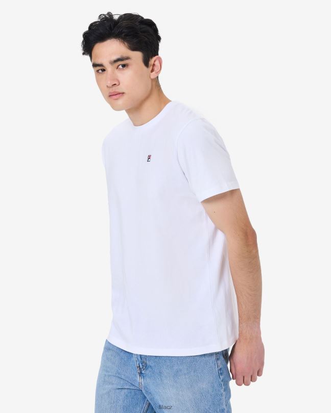 Fila bílý pánský odznak dědictví 2.0 tričko 0668L2578 bílý FILA