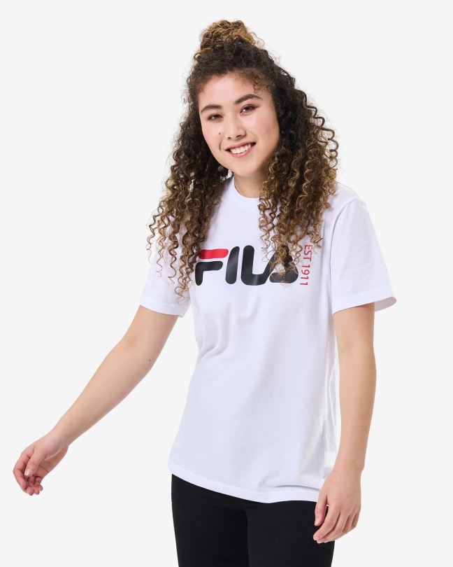 Fila bílé unisex tričko z Londýna 0668L2584 bílý FILA