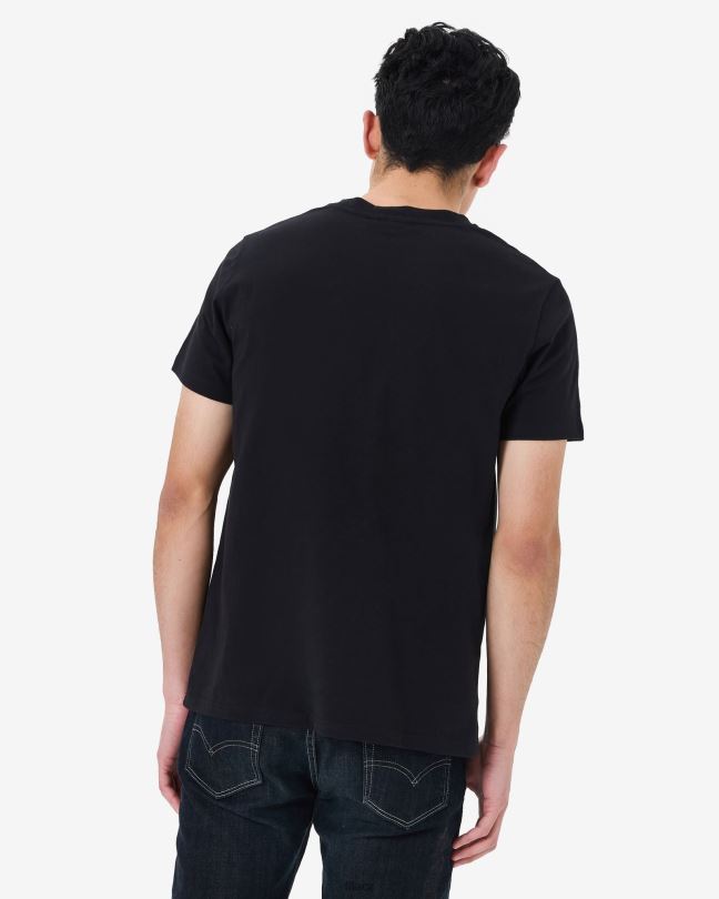 Fila pánské dědictví odznak 2.0 tričko černé 0668L2581 Černá FILA