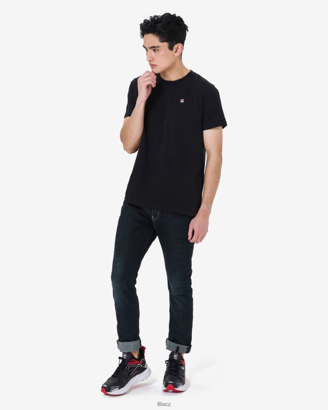 Fila pánské dědictví odznak 2.0 tričko černé 0668L2581 Černá FILA