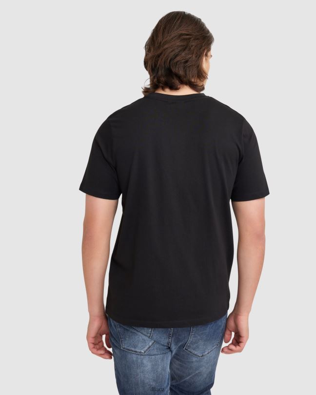 Fila pánské tričko ravi černé 0668L2347 Černá FILA