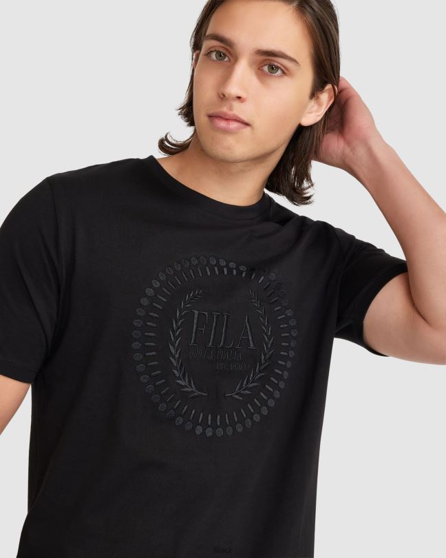 Fila pánské tričko ravi černé 0668L2347 Černá FILA
