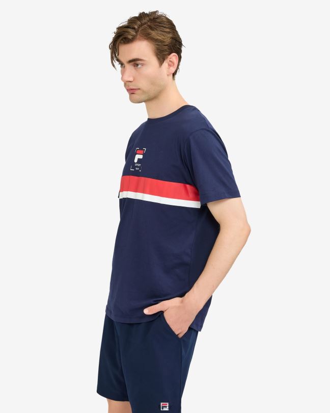 Roger tee new navy fila 0668L2531 nové námořnictvo FILA