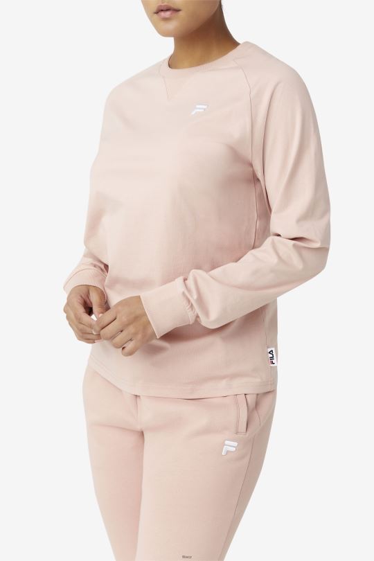 Rose Flynn tričko s dlouhým rukávem fila 0668L408 růže FILA