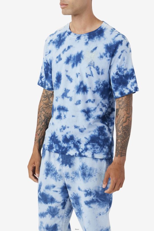 ayan tee fila majolica blue/stone 0668L302 majolika modrá/kámen FILA