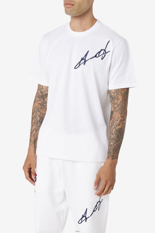 bílé grant hill cormac tee fila 0668L228 bílý FILA