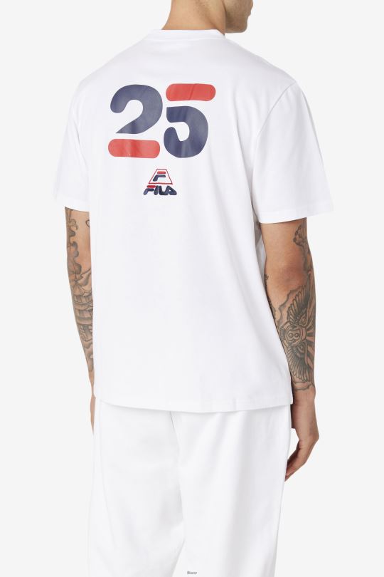 bílé grant hill cormac tee fila 0668L228 bílý FILA