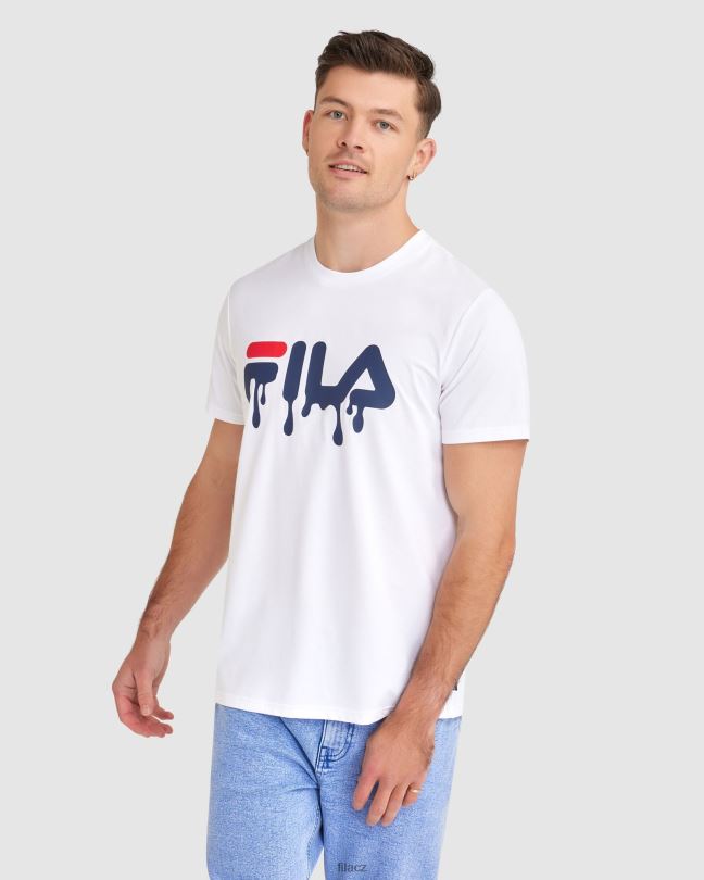 bílé pánské tričko fila matthew 0668L2404 bílý FILA