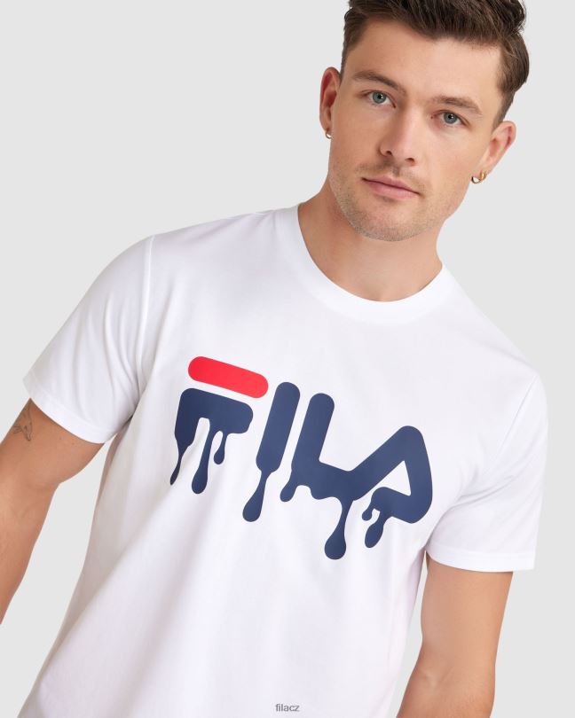 bílé pánské tričko fila matthew 0668L2404 bílý FILA