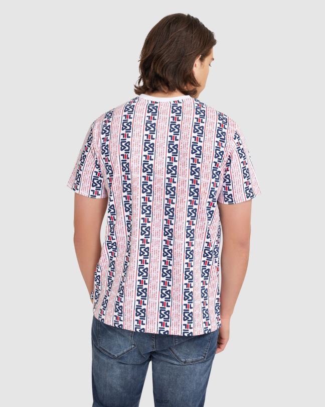 bílé pánské triko harrison fila 0668L2380 bílý FILA