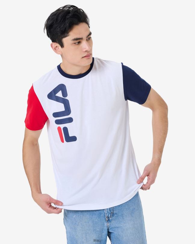 bílé tričko bjorn fila 0668L2580 bílý FILA