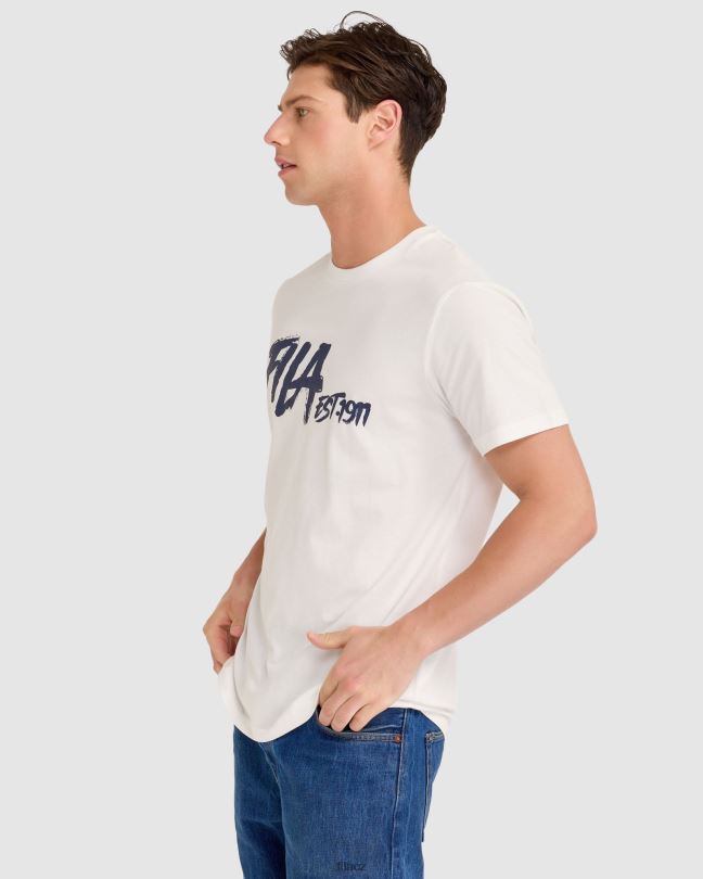 bílé tričko fila Lewis 0668L2314 bílý FILA