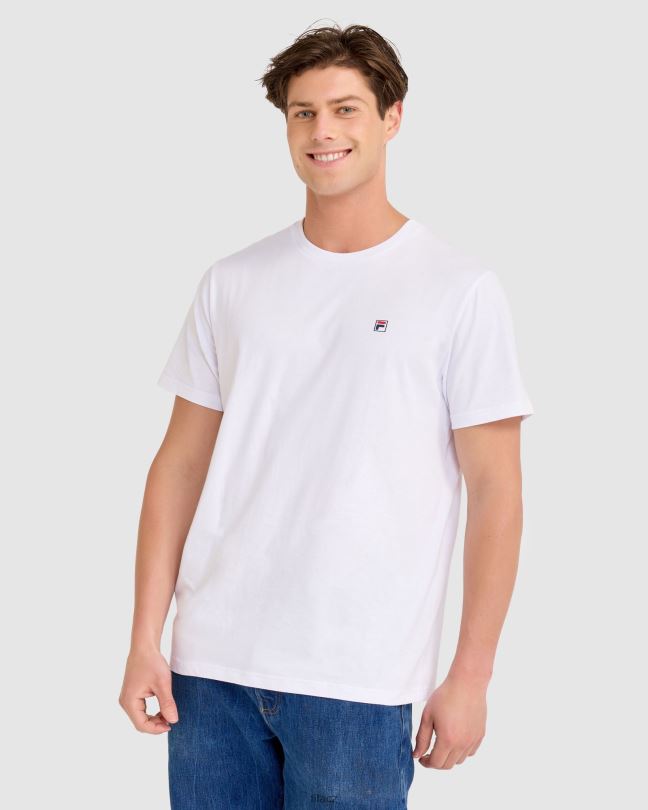 bílé tričko fila aaron 0668L2307 bílý FILA