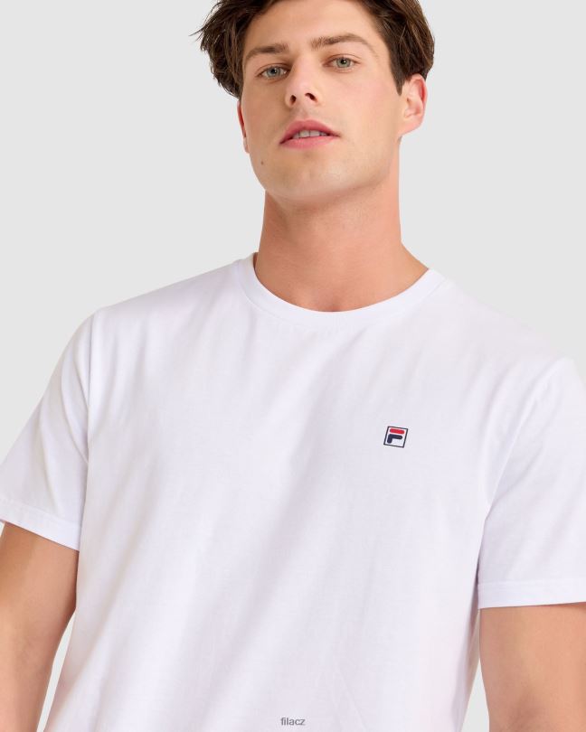 bílé tričko fila aaron 0668L2307 bílý FILA