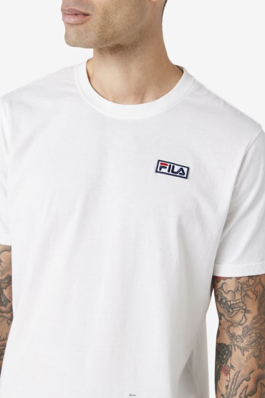 bílé tričko fila skylar 0668L337 bílý FILA