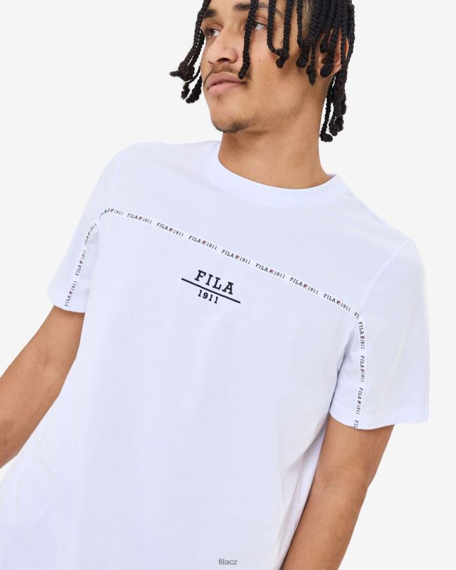 bílé unisex městské triko fila 0668L2548 bílý FILA