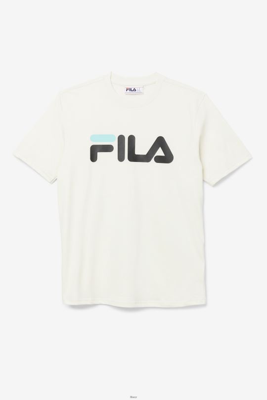 želva/černo/modré pánské tričko s orlicí fila 0668L282 hrdlička/černá/modrá FILA