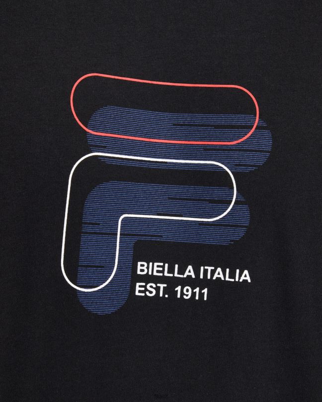černé pánské tričko lennox fila 0668L2364 Černá FILA