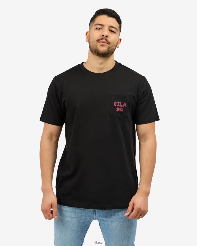 černé tričko fila Antonio 0668L2557 Černá FILA