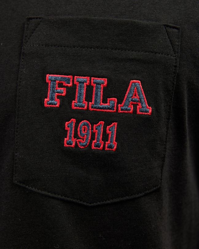 černé tričko fila Antonio 0668L2557 Černá FILA