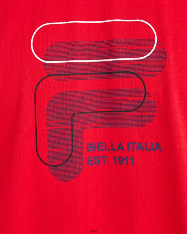 červené pánské tričko lennox plus 0668L2392 Červené FILA