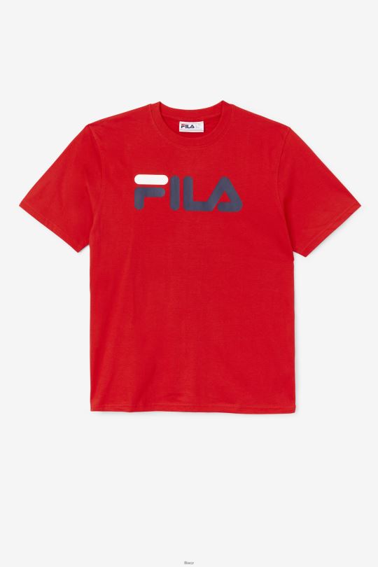 červené pánské triko fila orel 0668L285 Červené FILA