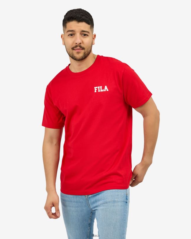 červené tričko fila juan 0668L2565 Červené FILA