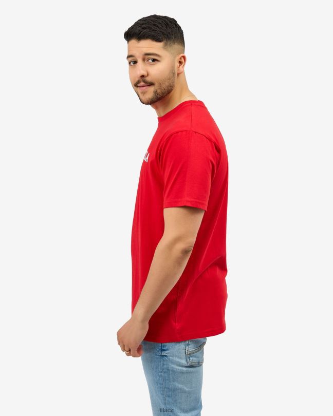 červené tričko fila juan 0668L2565 Červené FILA