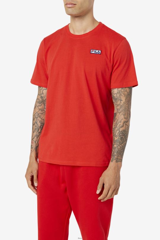 červené tričko fila skylar 0668L376 Červené FILA