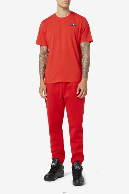 červené tričko fila skylar 0668L376 Červené FILA