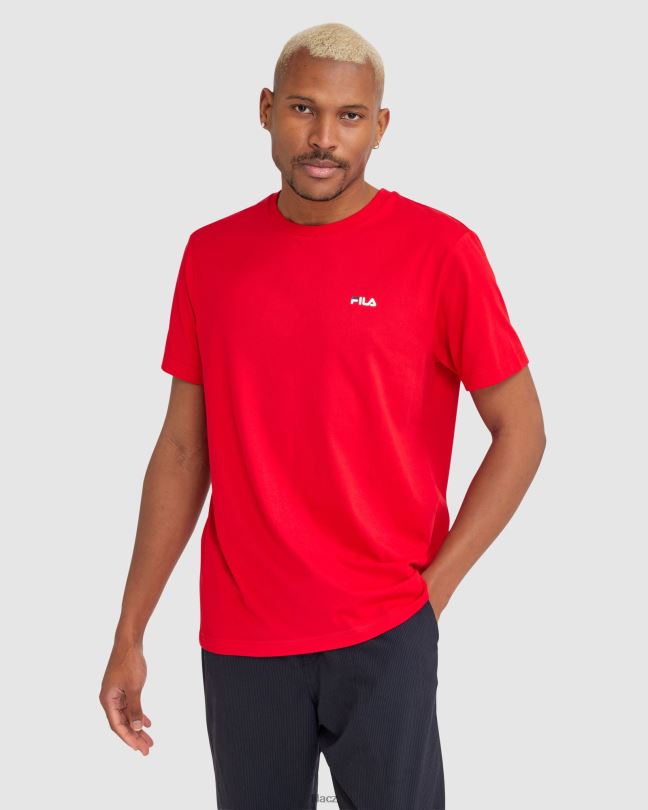 červené unisex tričko fila klasické 2 0668L2487 Červené FILA