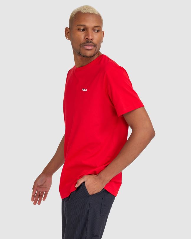 červené unisex tričko fila klasické 2 0668L2487 Červené FILA
