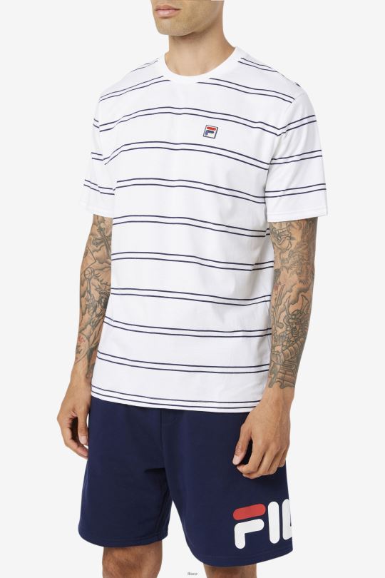 felix tee fila bílá/peacoat 0668L368 bílý/páv FILA