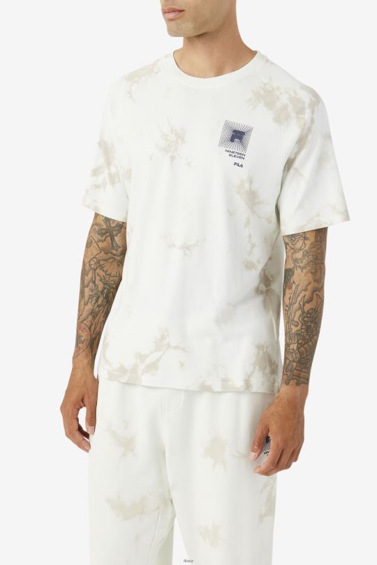 fila ayan tee stone/navy 0668L301 kámen/námořnictvo FILA