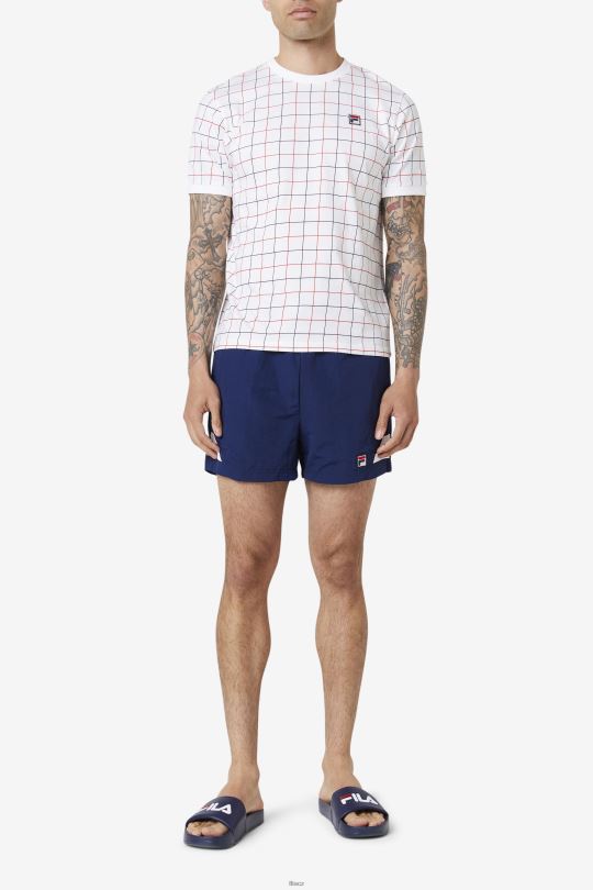 fila bílá/červená/navy casbian crew 0668L316 bílá/červená/námořnická FILA