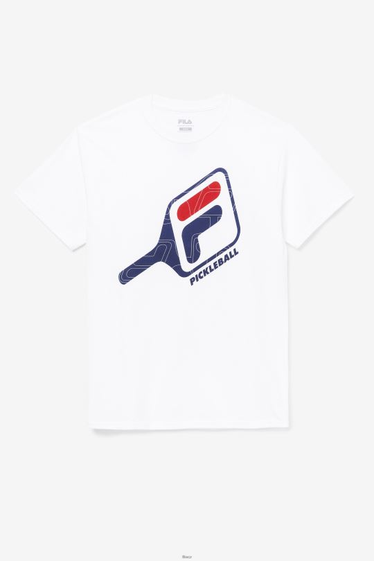 fila bílé pikleballové paddle tričko 0668L1114 bílý FILA