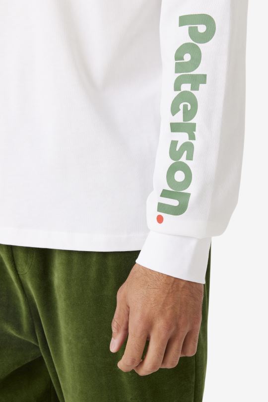 fila bílé triko fila x paterson s dlouhým rukávem 0668L328 bílý FILA