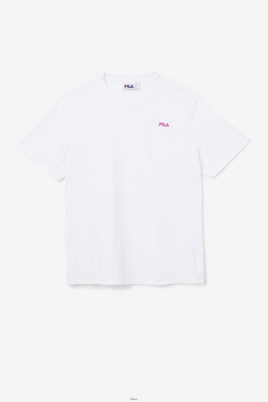 fila dilki crew bílá/fialová 0668L385 bílá/fialová FILA