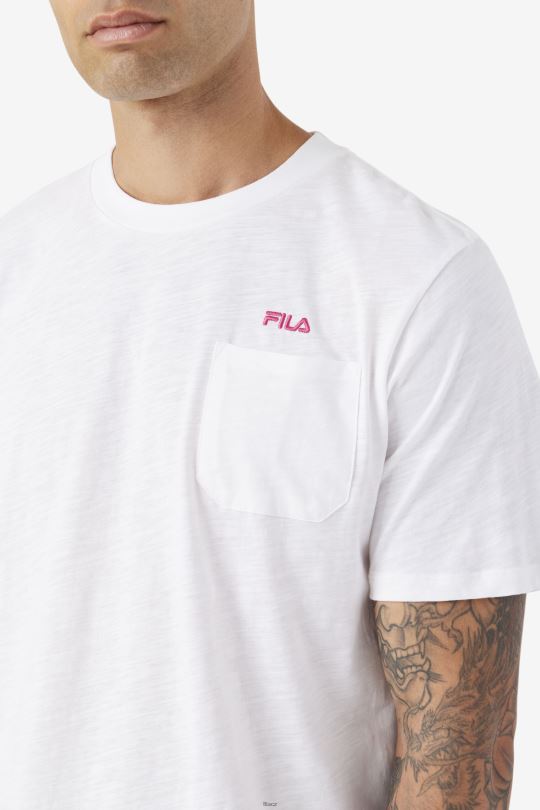 fila dilki crew bílá/fialová 0668L385 bílá/fialová FILA