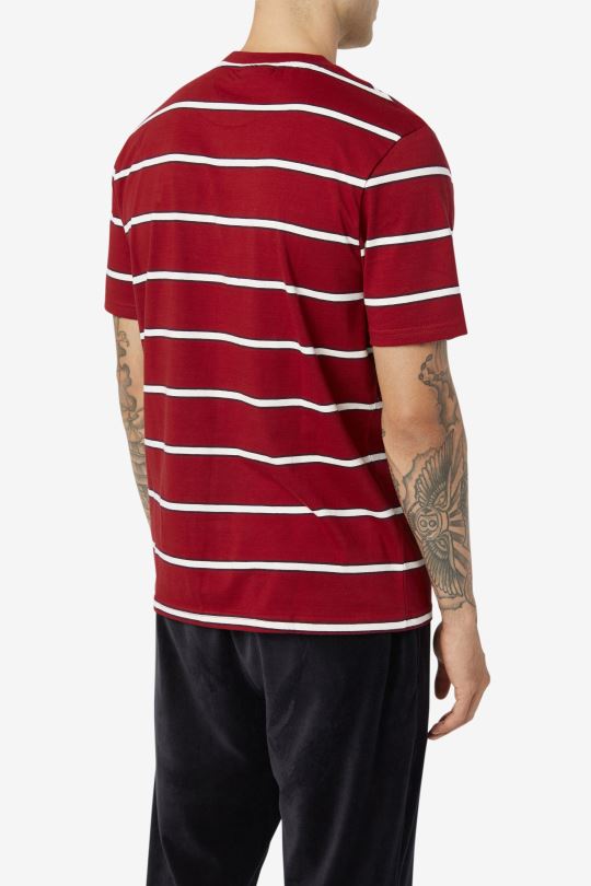 fila felix tee rebarbora/bílá 0668L367 rebarbora/bílá FILA