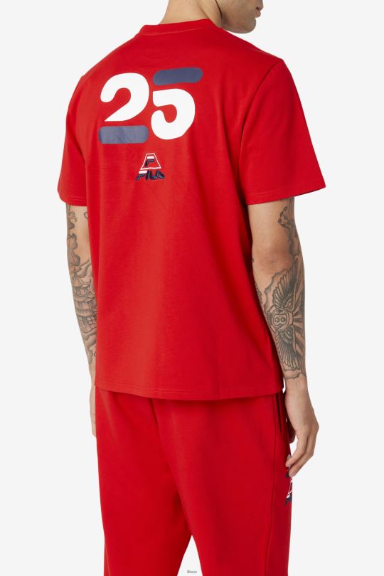 fila grant hill cormac tričko červené 0668L229 Červené FILA