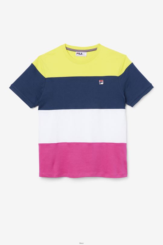 fila námořnická/bílá/žlutá sloužit posádka 0668L322 námořnická/bílá/žlutá FILA