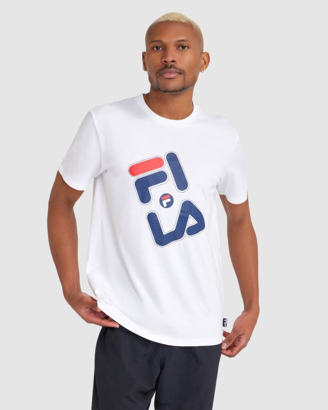 fila pánské kile triko bílé 0668L2377 bílý FILA