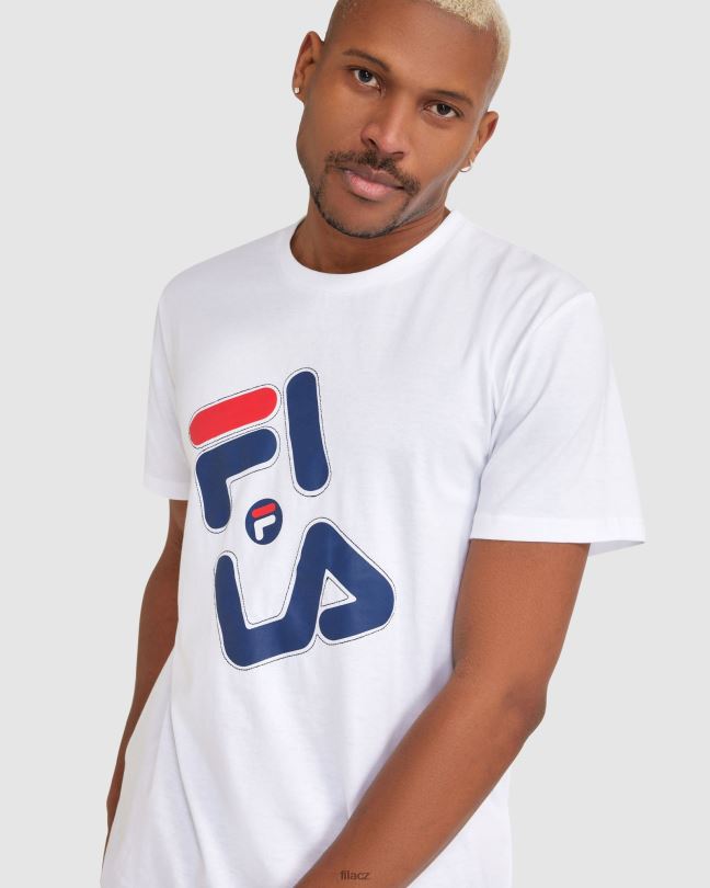 fila pánské kile triko bílé 0668L2377 bílý FILA