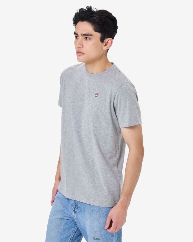 fila pánský odznak dědictví 2.0 tee grey marle 0668L2587 šedá marle FILA