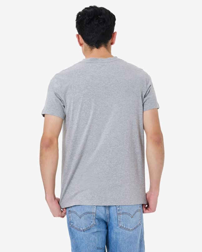 fila pánský odznak dědictví 2.0 tee grey marle 0668L2587 šedá marle FILA