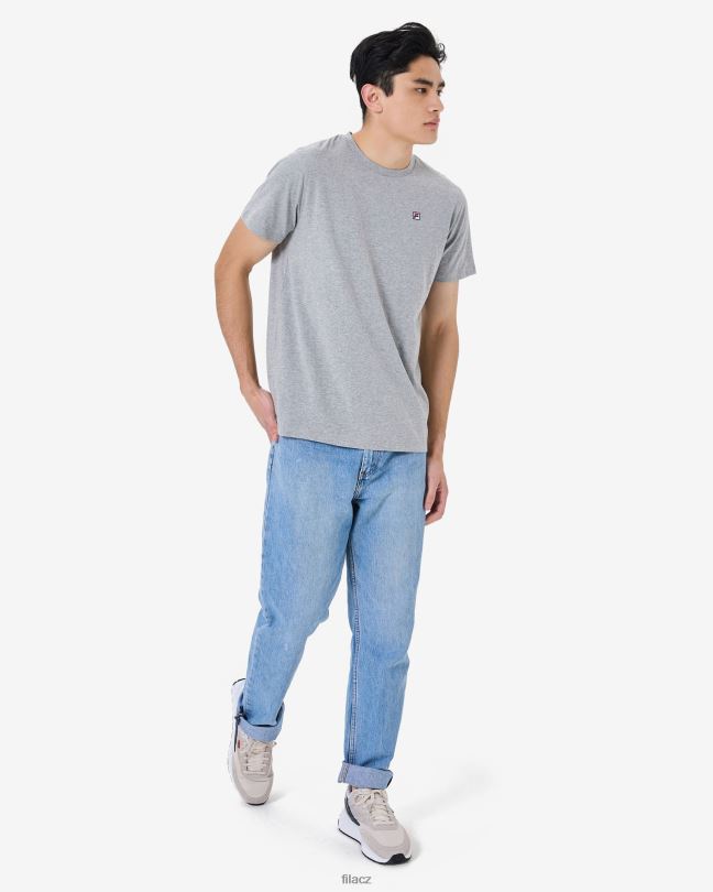 fila pánský odznak dědictví 2.0 tee grey marle 0668L2587 šedá marle FILA