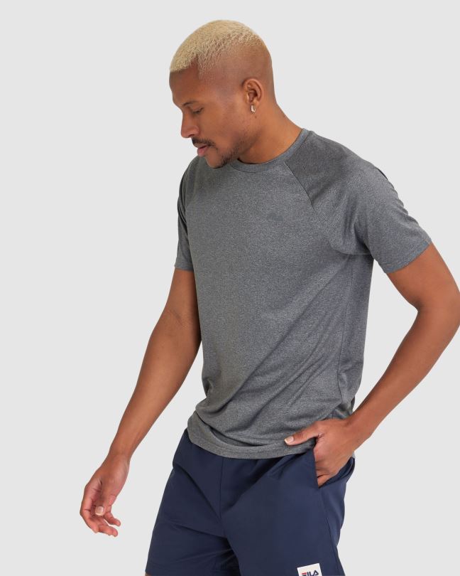 fila pánské tričko Caleb qdry vypálit 0668L2407 vyhořet FILA