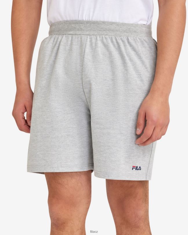 fila stříbrná marle pánské basic mid short 0668L2332 stříbrný marle FILA